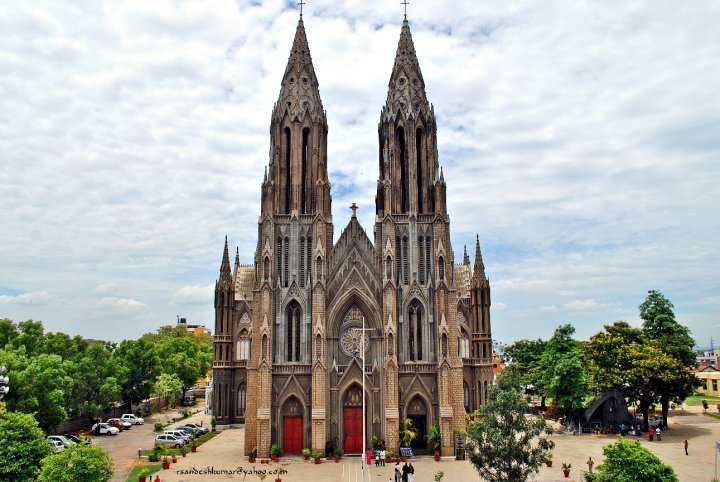 St.Philomena Cathedral Church - Mysore Travel Taxi